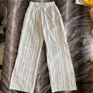 Flare business casual pants | black & white